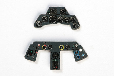 ヤフーモデル YMA7234 1/72 フォッケウルフFw190A 計器盤 (レベル / ハセガワ / エアフィックス用)