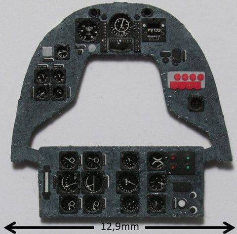 ヤフーモデル YMA7235 1/72 MB.152 計器盤 (RSモデル / エレール用)