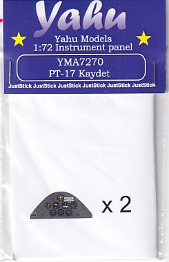 ヤフーモデル YMA7270 1/72 ステアマン PT-17 計器盤 (レベル用)