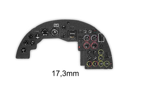 ヤフーモデル YMA7271 1/72 ドルニエ Do 17Z 爆撃機 計器盤 (エアフィックス用)