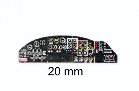 ヤフーモデル YMA7304 1/72 ボーイングB-17G 計器盤 (エアフィックス / レベル / アカデミー用)