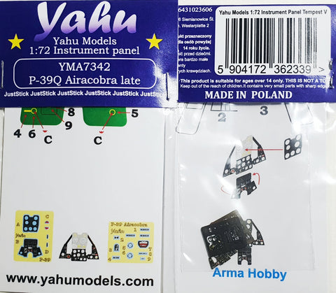 ヤフーモデル YMA7342 1/72 P-39 Q 後期型(アロマホビー用)