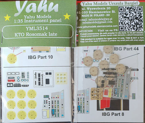 ヤフーモデル YML3514 1/35 KTO ロソマク後期型 (IBG用)