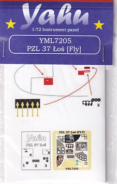 ヤフーモデル YML7205 1/72 PZL.37 ロシュ 計器盤 (フライ用)