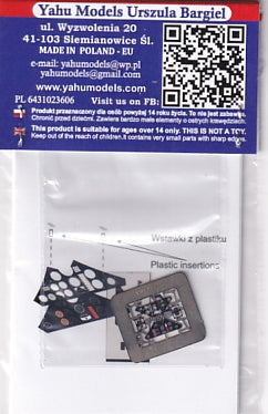 ヤフーモデル YML7212 1/72 PZL P.11c 計器盤 (アズール / エレール / PZW用)