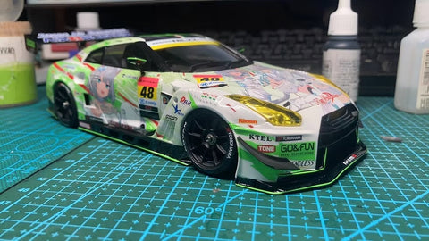 ズームオン CS001 1/24 日産 GT-R No.48 NILZZ レーシング ゴー&ファン - GT300(アオシマ用)