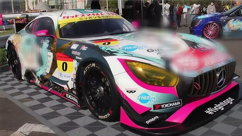 ズームオン CS012 1/24 メルセデス AMG GT Evo オートバックス スーパー GT 2018 グッドスマイルレーシング & チームUKYO(タミヤ用)デカール