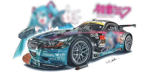 ズームオン CS024 1/24 BMW Z4M クーペ E86 GTR/GT3 Ver.A