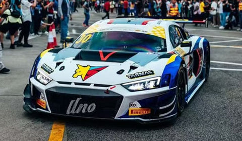 ズームオン CS132 1/24 ターマックワークス x サイバーフォーミュラ アウディ R8 LMS GT3 Evo II マカオGP 2024 デカール(モンモデル用)