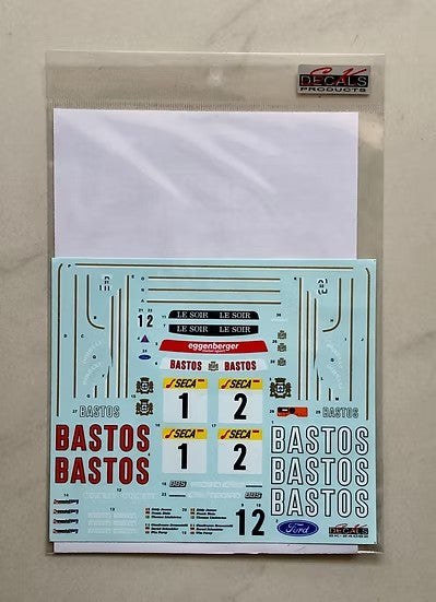 SKデカール SK24062 1/24 フォード・シエラ RS500 Spa 24H 89 Bastos デカールセット