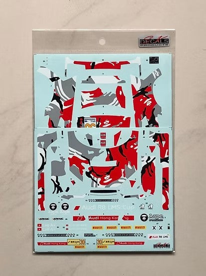 SKデカール SK24100 1/24 アウディ R8 LMS FIA GT ワールドカップ マカオ 15 アウディ 香港