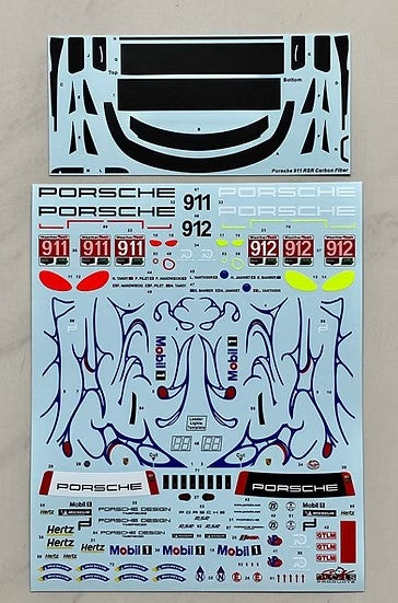 SKデカール 1/24 SK24189 ポルシェ 911 RSR IMSA スポーツカー選手権 プチ・ル・マン 2018 ポルシェ GT チーム