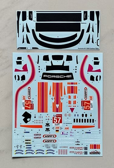 SKデカール 1/24 SK24191 ポルシェ 911 RSR FIA 世界耐久選手権 ル・マン24時間レース 2020 チーム・プロジェクト1 #57