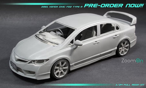 ズームオン Z001 1/24 ホンダ シビック FD2 タイプR (新型)