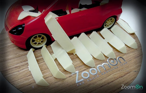 ズームオン Z007 1/24 ホンダ Jazz(フィット)用 Vtec OEM スポイラー