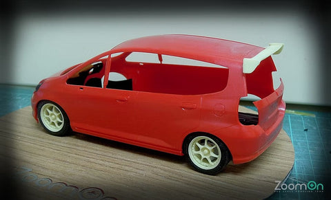 ズームオン Z008 1/24 ホンダ Jazz(フィット)用無限 スポイラー