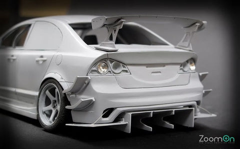ズームオン Z026 1/24 ホンダ シビック FD2 タイプR スプーン