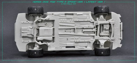 ズームオン Z034 1/24 ホンダ シビック FD2 スプーンバージョン (最終型)