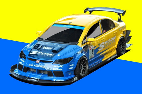 ズームオン Z034 1/24 ホンダ シビック FD2 スプーンバージョン (最終型)