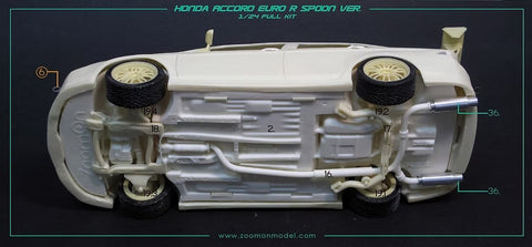 ズームオン Z035 1/24 ホンダ アコード ユーロR スプーン