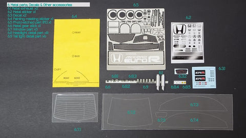 ズームオン Z059 1/24 ホンダ アコード ユーロR 無限