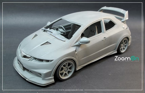 ズームオン Z085 1/24 ホンダ シビック FN2 無限