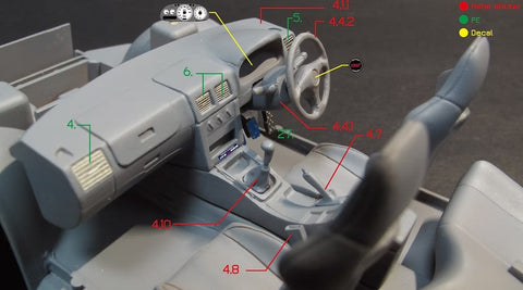 ズームオン Z097 1/24 スバル インプレッサ 22B STI