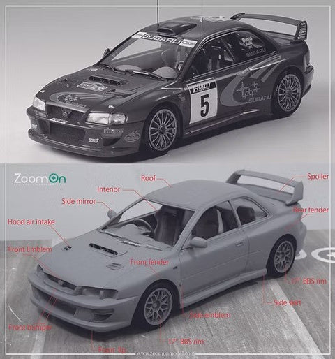 ズームオン Z097 1/24 スバル インプレッサ 22B STI