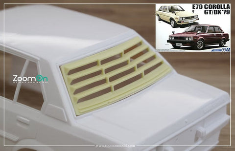 ズームオン Z124 1/24 トヨタ カローラ E70 ウインドウルーバー