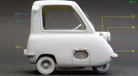 ズームオン Z130 1/24 ピール・P50 1962'