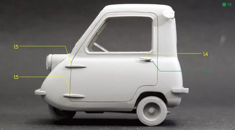 ズームオン Z130 1/24 ピール・P50 1962'