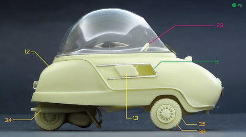 ズームオン z137 1/24 ピール・トライデント 1965’
