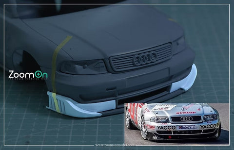 ズームオン Z154 1/24 アウディ A4 BTCC フロントリップパーツ (Nunu 用)