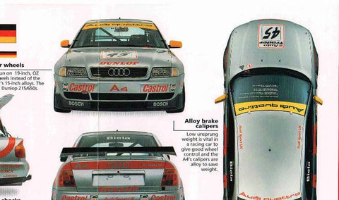 ズームオン Z177 1/24 アウディ A4 イギリスツーリングカー選手権 96' ショートミラー