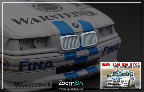 ズームオン Z180 1/24 BMW 320i (E36) フロント キドニーグリル(Nunu用)