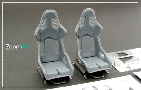 ズームオン Z190 1/24 レカロ ポディウム レーシングシート