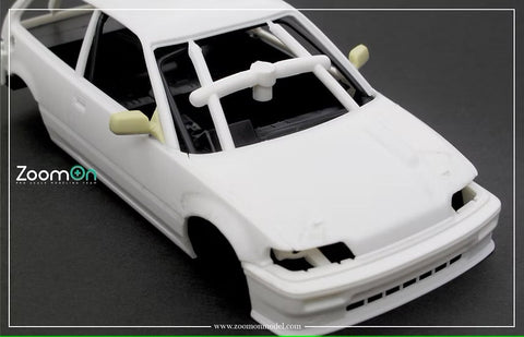 ズームオン Z196 1/24 ホンダ シビック EF OEM サイドミラー