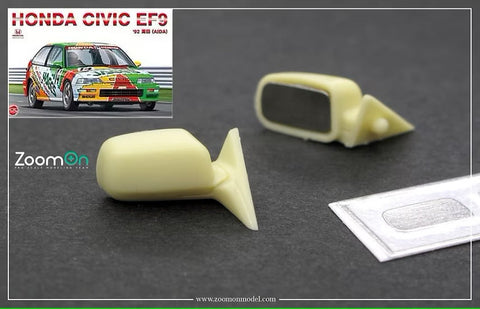 ズームオン Z196 1/24 ホンダ シビック EF OEM サイドミラー