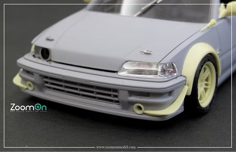 ズームオン Z197 1/24 ゼロファイターシビック EF9 パーツセット デカール付き