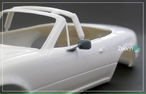 ズームオン Z200 1/24 コーンズレトロ サイドミラー