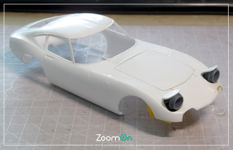 ズームオン Z208 1/24 トヨタ 2000GT リトラクタブルヘッドライトセット(ハセガワ用)