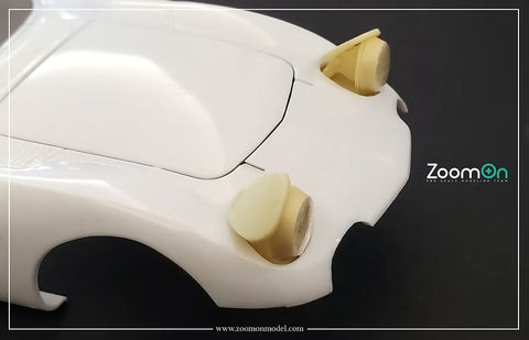 ズームオン Z208 1/24 トヨタ 2000GT リトラクタブルヘッドライトセット(ハセガワ用)