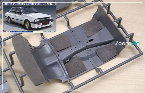 ズームオン ZC010 1/24 カーペットセット - ミツビシ ランサー EX 1800GSR - ブルー