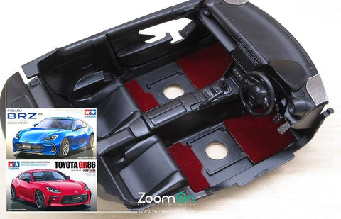 ズームオン ZC015 1/24 カーペットセット - トヨタ GR86・スバル BRZ - レッド