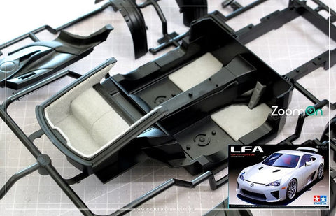 ズームオン ZC018 1/24 カーペットセット - レクサス LFA - レッド
