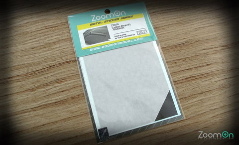 ズームオン ZD039 1/24 カーボンファイバー デカール 綾織り (大)190x130mm