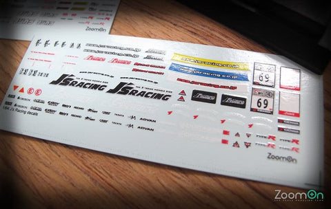 ズームオン ZD041 1/64 J's レーシング デカール
