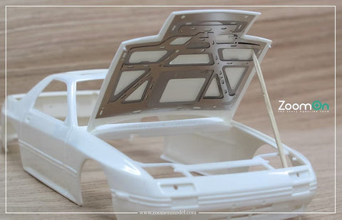 ズームオン ZD081 1/24 マツダ RX-7 FC ボンネットフード ストラクチャー