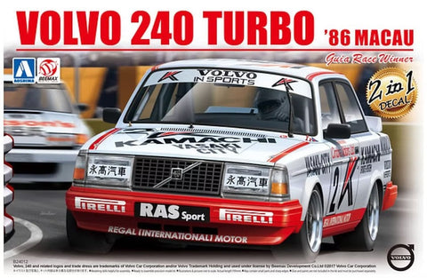 ズームオン ZD102 1/24 ウインドー・ライト 塗装マスキング- ボルボ 240 ターボ