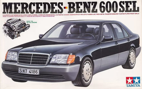 ズームオン ZD114 1/24 ウインドー・ライト 塗装マスキング- メルセデスベンツ 600 Sel (W140)